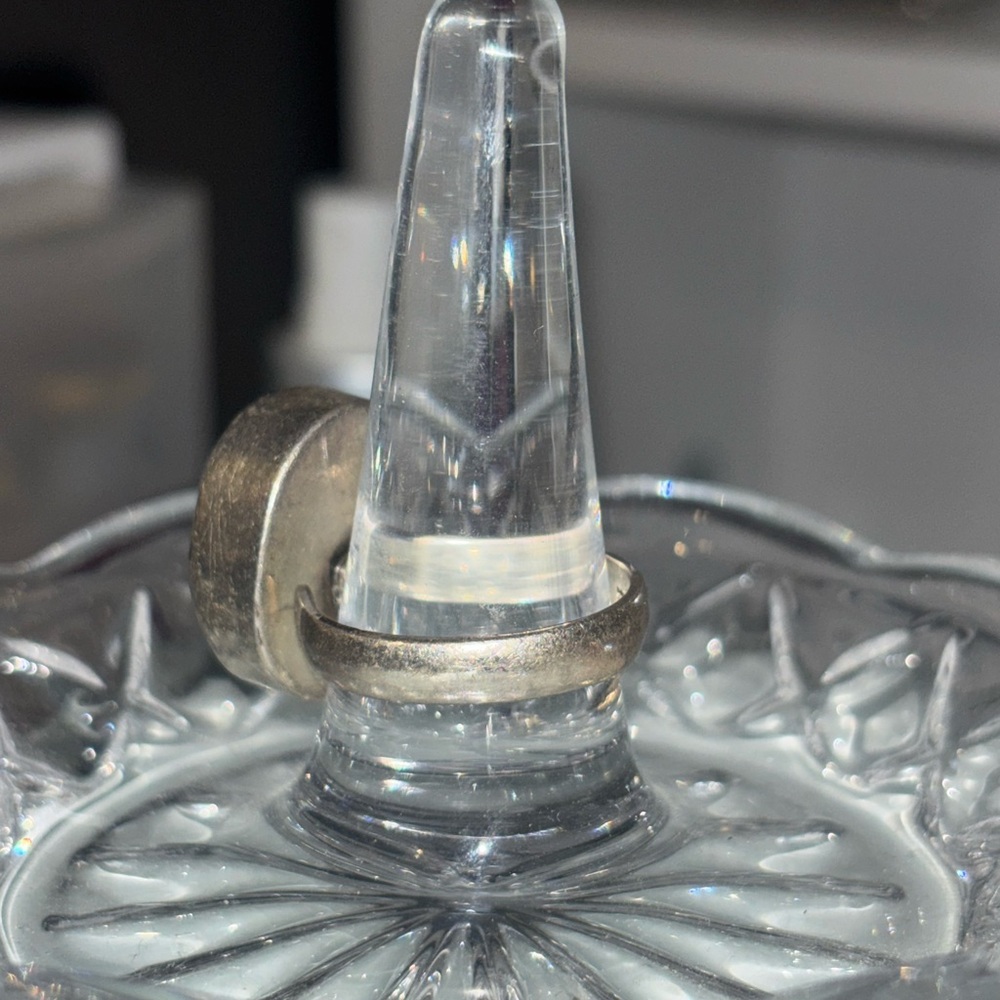 Adjustable Orange And Purple Geode Statement Ring… - image 2